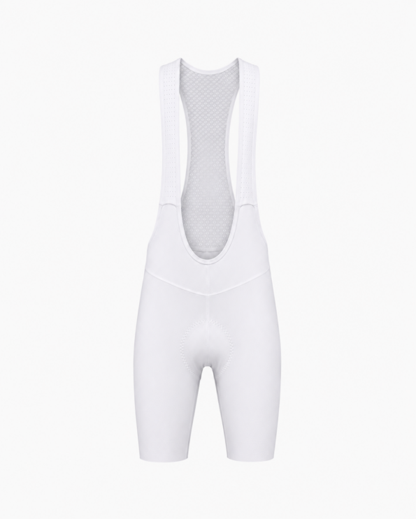 Via Roma | Men's Bib Short | White